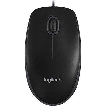 LOGITECH 910-003357 KABLOLU SİYAH B100 OPTİK 2X BUTON MOUSE