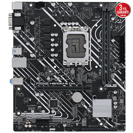 ASUS PRIME H610M-E D4 CSM 2xDDR4 HDMI/DP 2xM.2 1xGLAN 1700P ANAKART