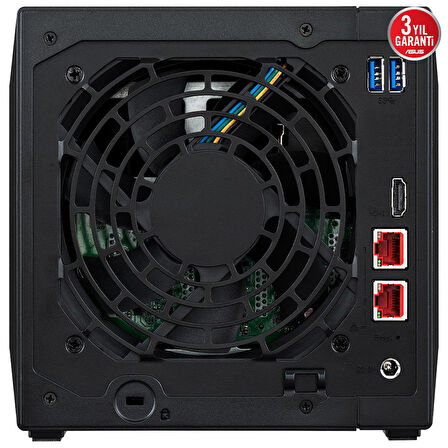 ASUSTOR AS5404T 4GB 2 BAY + 2x M.2 NVME 2x 2.5GLAN DEPOLAMA ÜNİTESİ