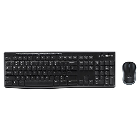 LOGITECH MK270 TÜRKÇE KABLOSUZ MULTİMEDYA SİYAH Q KLAVYE+MOUSE