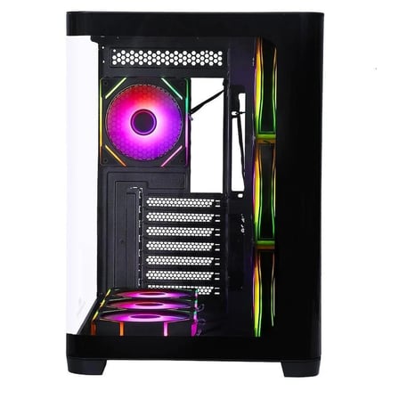 GAMEBOOSTER GB-G2851BB 7x ARGB FAN ATX SEA VIEW USB3.0 SİYAH KASA