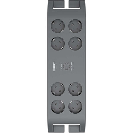 PHILIPS SPN3180A/62 2400J 8'Lİ / 2M AKIM KORUMALI PRİZ