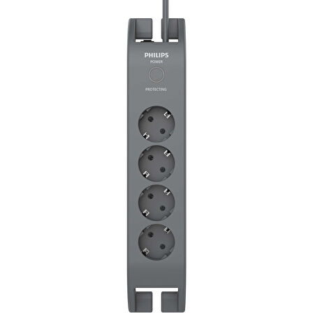 PHILIPS SPN3140A/62 2400J 4'LÜ / 2M AKIM KORUMALI PRİZ