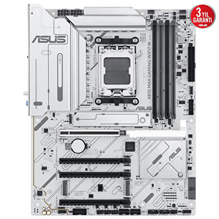 ASUS X870 MAX GAMING WIFI7 W 4xDDR5 HDMI+DP 3xM.2 AM5 ANAKART