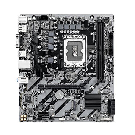 GIGABYTE H810M-S2H 2x DDR5 DP/HDMI/VGA 1x M.2 USB3.2 1851P ANAKART