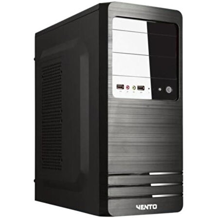 VENTO VS114F 500W 1x8CM/2x12CM FAN ATX 1xUSB2.0/1xUSB3.0 SİYAH KASA