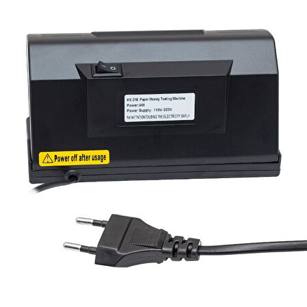 Powermaster PM-4712 UV Işıklı Para - Çek Kontrol Makinesi