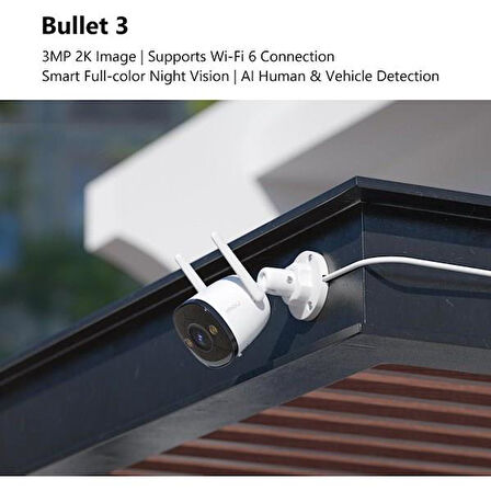 IMOU 3MP IPC-S3EP-3M0WE Dış Ortam BULLET KAMERA (BULLET 3)