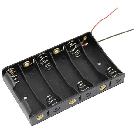 Powermaster Yan Yana 6'lı AA Pil Yuvası (IC-234B)