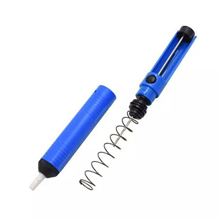 PowerMaster CJ-1229 Yüksek Emişli Lehim Temizleme Pompası Plastik Mavi (192mm)