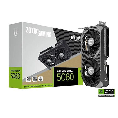ZOTAC RTX5060 8GB TWIN EDGE ZT-B50600E-10M GDDR7 128bit HDMI DP PCIe 5.0