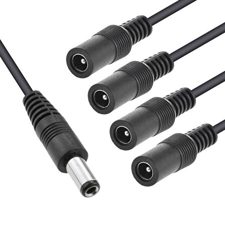 Powermaster PM-7718 Power Erkek TO 4 Dişi Power Kablo Çoklayıcı