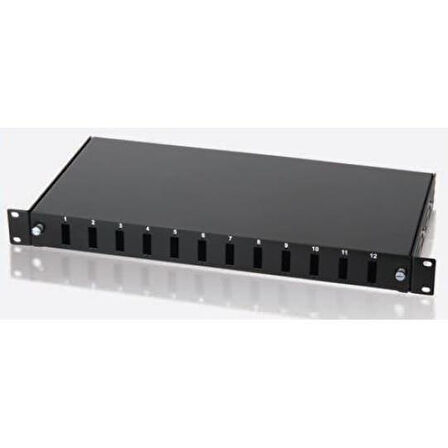 ERAT 1U 19" 12 PORT LC DX RACK TİPİ DUBLEX PATCH PANEL