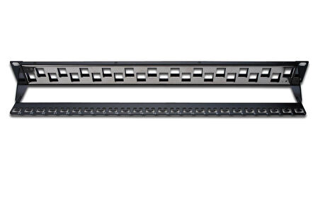 Digitus DN-91412 24'lü 1U siyah boş patch panel