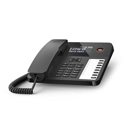 Gigaset Desk 600 Kablolu Telefon Siyah
