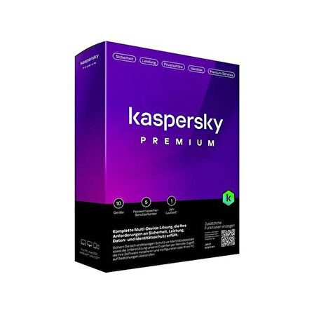 KASPERSKY Premium Trk 1 yıl 5 kullanıcı Antivirüs Programı (Total Security)