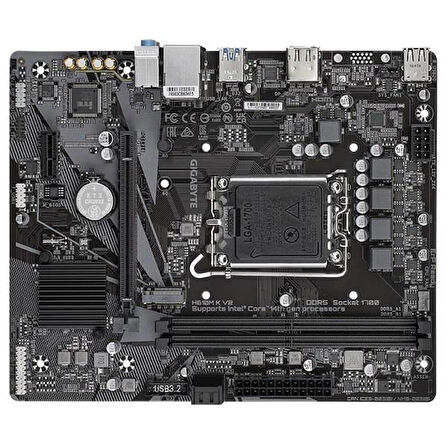 GIGABYTE H610M-K v2 DDR5 HDMI PCIe 16X v4.0 1700p mATX