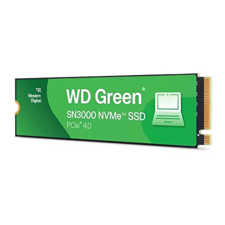 WD GREEN SN3000 1TB 5000/4200MB/s PCIe 4.0 NVME SSD WDS100T4G0E