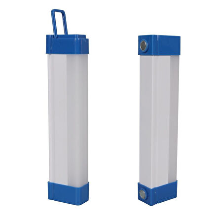 PowerMaster T515 17cm 20W Çubuk Portatif LED Işıldak Şarjlı Tüp Lamba 800mAh