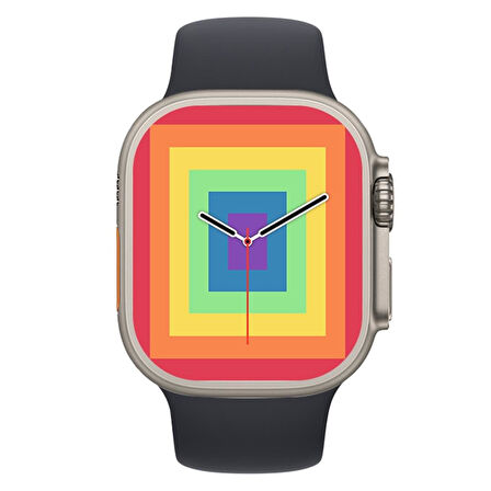 Hytech SS1 Watch IOS ve Android Uyumlu MActive 2.05 inç Geniş Ekranlı Siyah Akıllı Saat