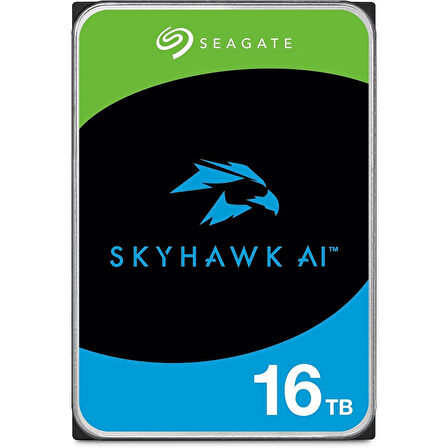 SEAGATE SKYHAWK AI 16TB 7200RPM 256MB SATA3 6Gbit/sn ST16000VE000 7/24 HDD