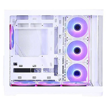 GAMEBOOSTER 850W 80+ BRONZE GB-G2852W-850W 7-FANLI GAMING MID-TOWER PC KASASI BEYAZ