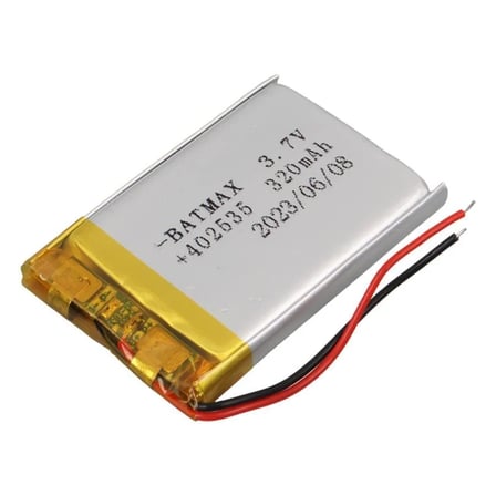 PowerMaster 402535 3.7V 320mAh Lityum Polimer (Li-po) Batarya Ciklet Pil
