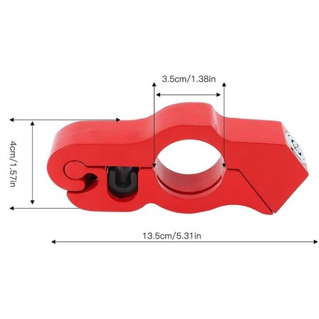 PowerMaster PM-29081 Motosiklet Scooter Elcik Gidon Fren Kilidi Pratik Hırsızlık Emniyet Kilidi