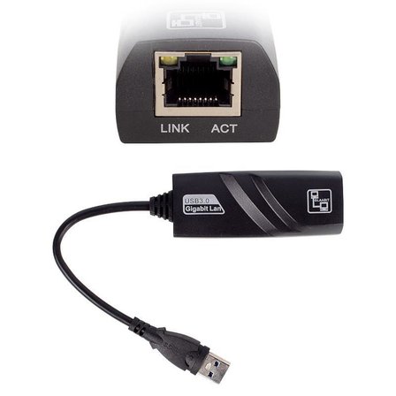 Powermaster PM-16299 USB 3.0 To Rj45 10-100-1000 Mbps Gigabit Ethernet Çevirici