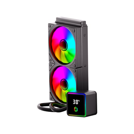 FRISBY FCL-240B LGA1851/LGA1700/AM5/AM4 240 mm ARGB Siyah Sıvı Soğutma