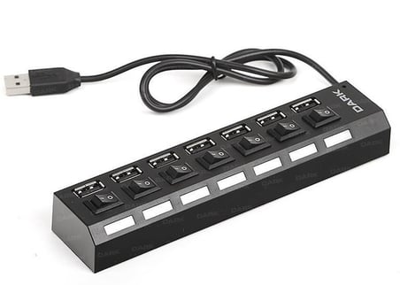 DARK DK-AC-USB272 7 Port Anahtarlı USB Çoklayıcı