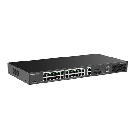 RUIJIE-REYEE RG-ES228GS-P 28 Port Gbit 24 Port PoE+ 370W 2xGbit+2xSFP Uplink Cloud Managed Switch