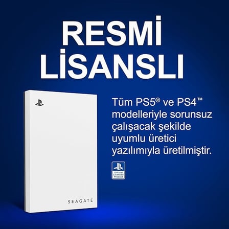 SEAGATE 5TB STLV5000200 GameDrive Playstation İçin Usb 3.0 Harici Disk