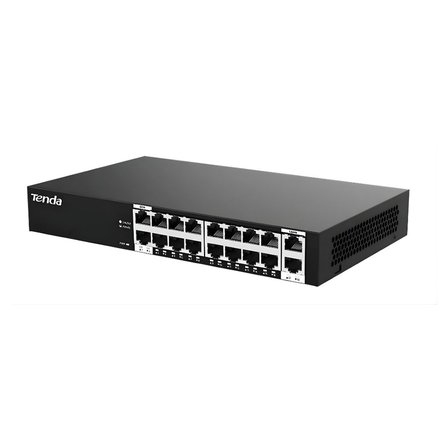 TENDA 16port PoE 150w Yönetilemez Switch S218GPC-BH