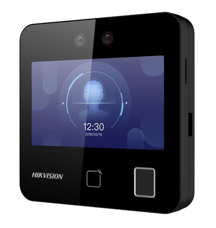 HIKVISION DS-K1T343MFWX YÜZ TANIMA VE PARMAKİZİ TERMİNALİ