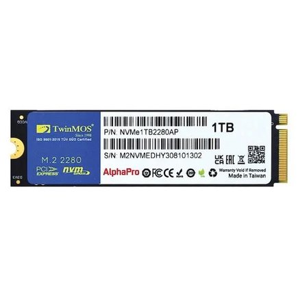 TWINMOS 1TB NV1TBG42280 7500- 6800MB/s M2 NVME GEN4 Disk