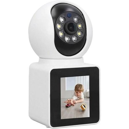 APRONX 4MP Küp 2.4" LCD Ekranlı Wıfı Kablosuz IP Kamera AX-BN120 4G