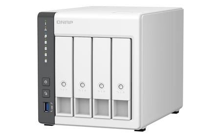 QNAP 4diskli ARM QC-4GB RAM-2.5GbE Nas Server TS-433-4G Distribütör Garantili