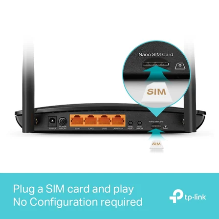 TP-LINK Archer MR600 AC1200 Dual Band 4G LTE Gigabit Router