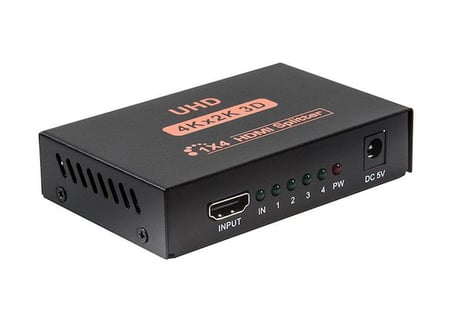 HYTECH HY-LU4 4 Port 4K*2K HDMI Splitter (Çoklayıcı)