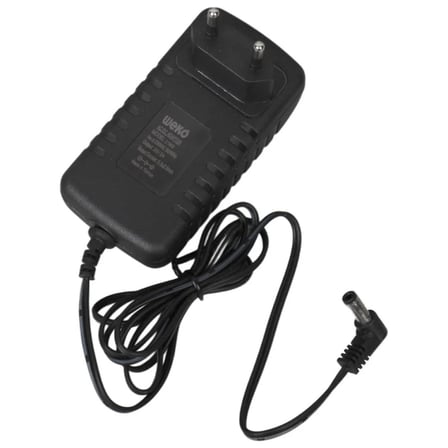 Weko WK-21966 25 Volt - 2 Amper - 50 Watt 5.5*2.5 Mm L Uçlu Kırmızı Yeşil Ledli Yerli Üretim Şarjlı Matkap Adaptörü