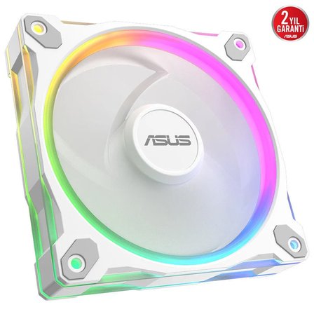 ASUS PRIME MR120 ARGB 120mm Reverse Beyaz Kasa ve Radyatör Fanı