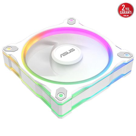 ASUS PRIME MR120 ARGB 120mm Reverse Beyaz Kasa ve Radyatör Fanı