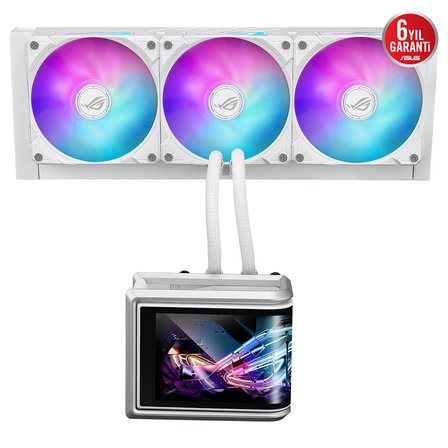 ASUS 360mm ROG RYUO IV SLC 360 ARGB WHITE AM5-1851p Sıvı Soğutmalı İşlemci Fanı