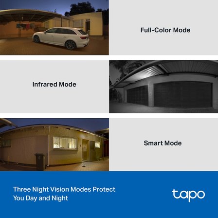 TP-LINK 3mp PT 3.9mm Wıfı Kablosuz Pan-Tilt IP Kamera Tapo C510W