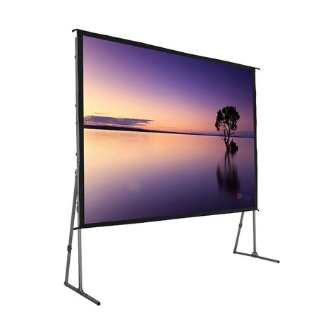 CODEGEN FF-30 300x225 cm Katlanabilir Taşınabilir Alüminyum Çerçeveli Fast Fold Projeksiyon Perdesi