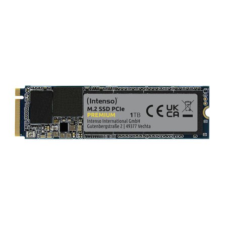 INTENSO 3835460 Premium M.2 1TB (2100/1700MB/s) PCIe + NVMe SSD Disk (22x80MM)