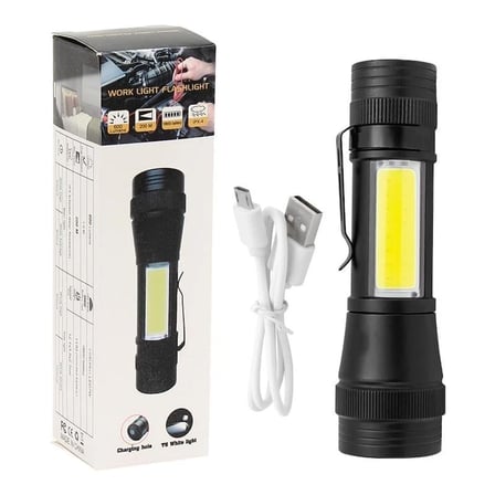 Powermaster Metal Su Geçirmez 3400 Lümen Power Ledli Şarjlı El Feneri PM-14622