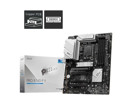 MSI PRO B760-P II DDR5 HDMI-DP PCIE 4.0 1700p ATX