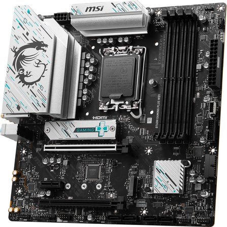 MSI B760M GAMING PLUS WIFI DDR5 HDMI-DP PCIE 4.0 1700p mATX